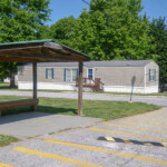 manufactured home and pavilion